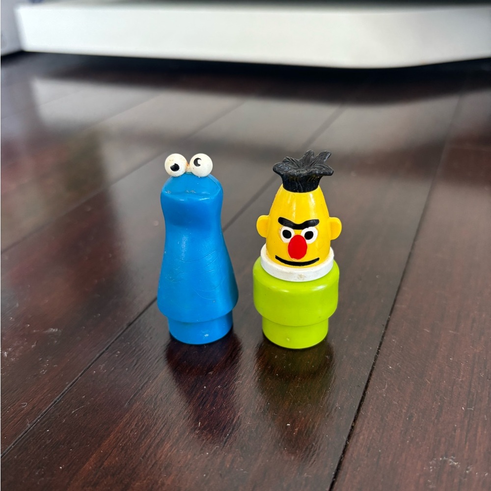 Vintage Fisher Price Cookie Monster and Bert